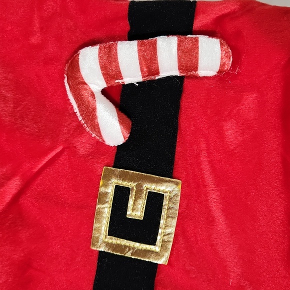 Holiday Time Dog Pet Holiday Christmas Hooded Santa Suit (M) - Picture 5 of 10